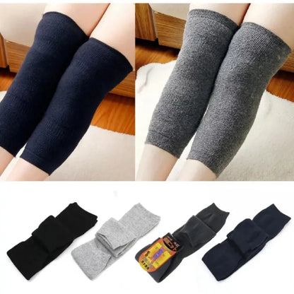 2 Pcs Unisex Thermal Knee Warmers / Winter Leg Sleeves for Joint Pain Relief & Cold Protection