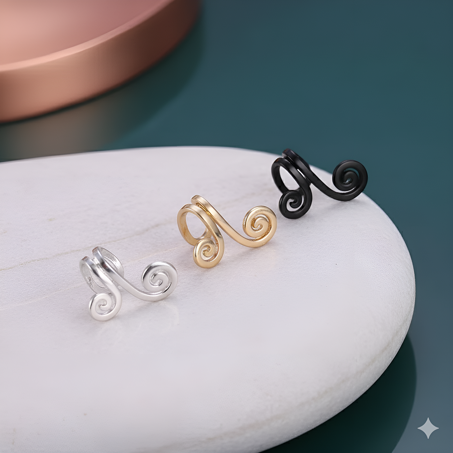 Elegant Gold Ear Cuff No Piercing Needed