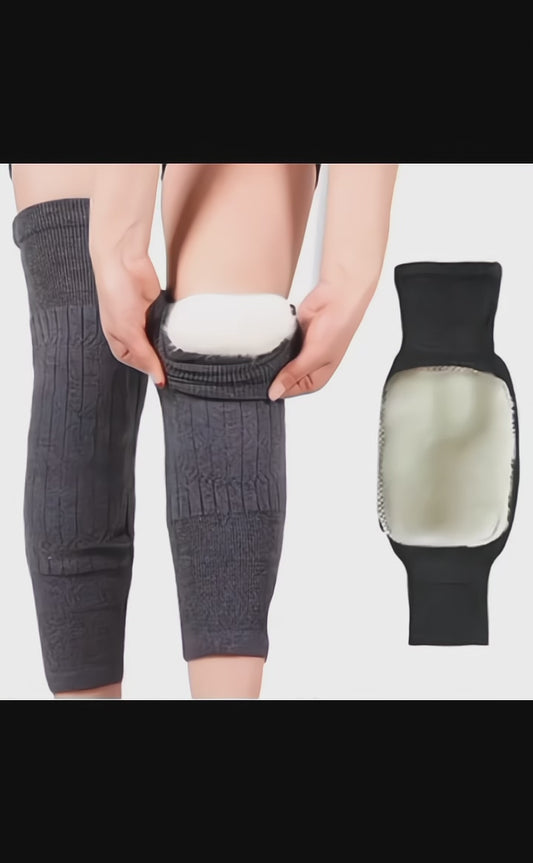 2 Pcs Unisex Thermal Knee Warmers / Winter Leg Sleeves for Joint Pain Relief & Cold Protection
