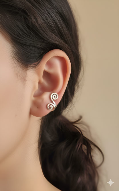 Elegant Gold Ear Cuff No Piercing Needed